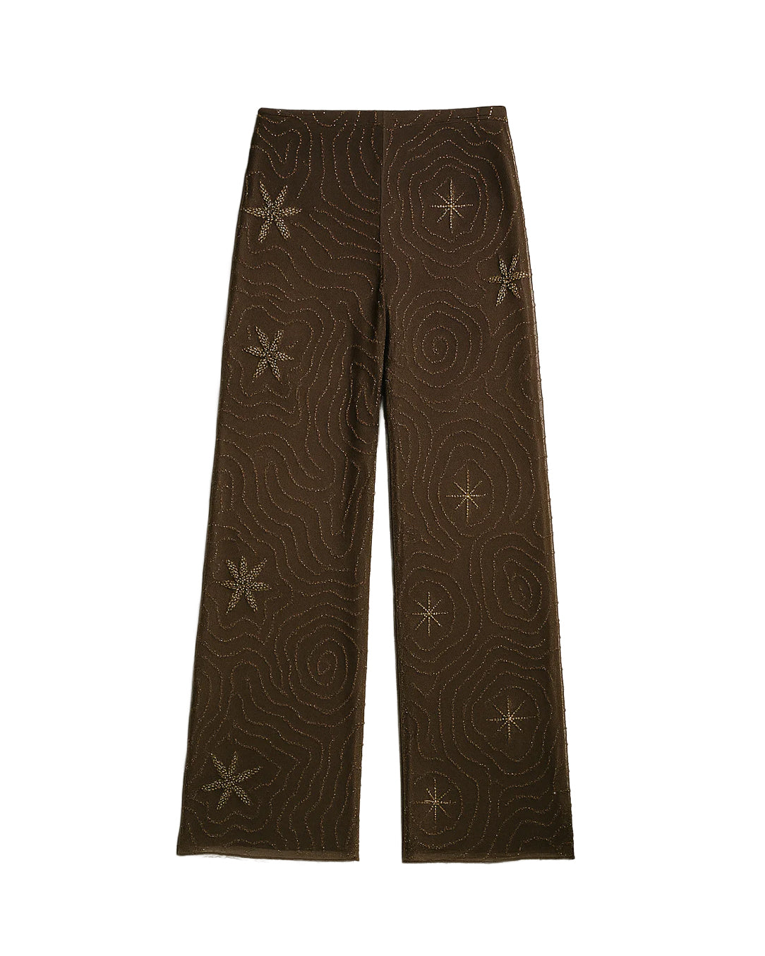 Calça Marrom Tule Glow