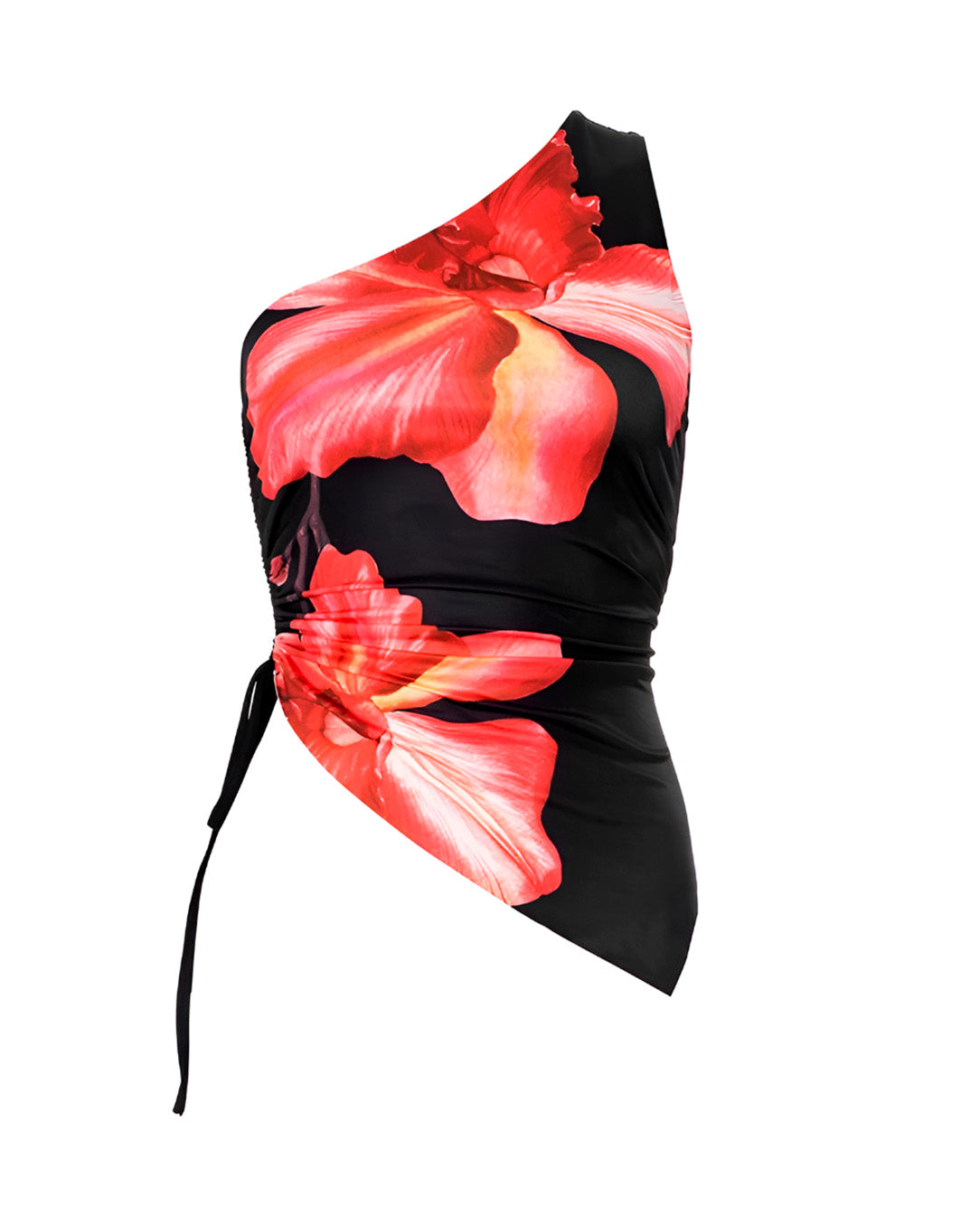 Blusa Um Ombro Só Floral