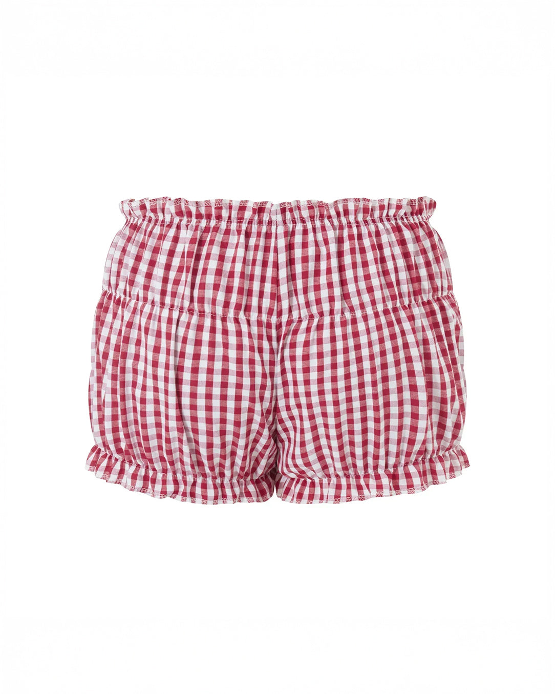 Mini Shorts Xadrez Vermelho