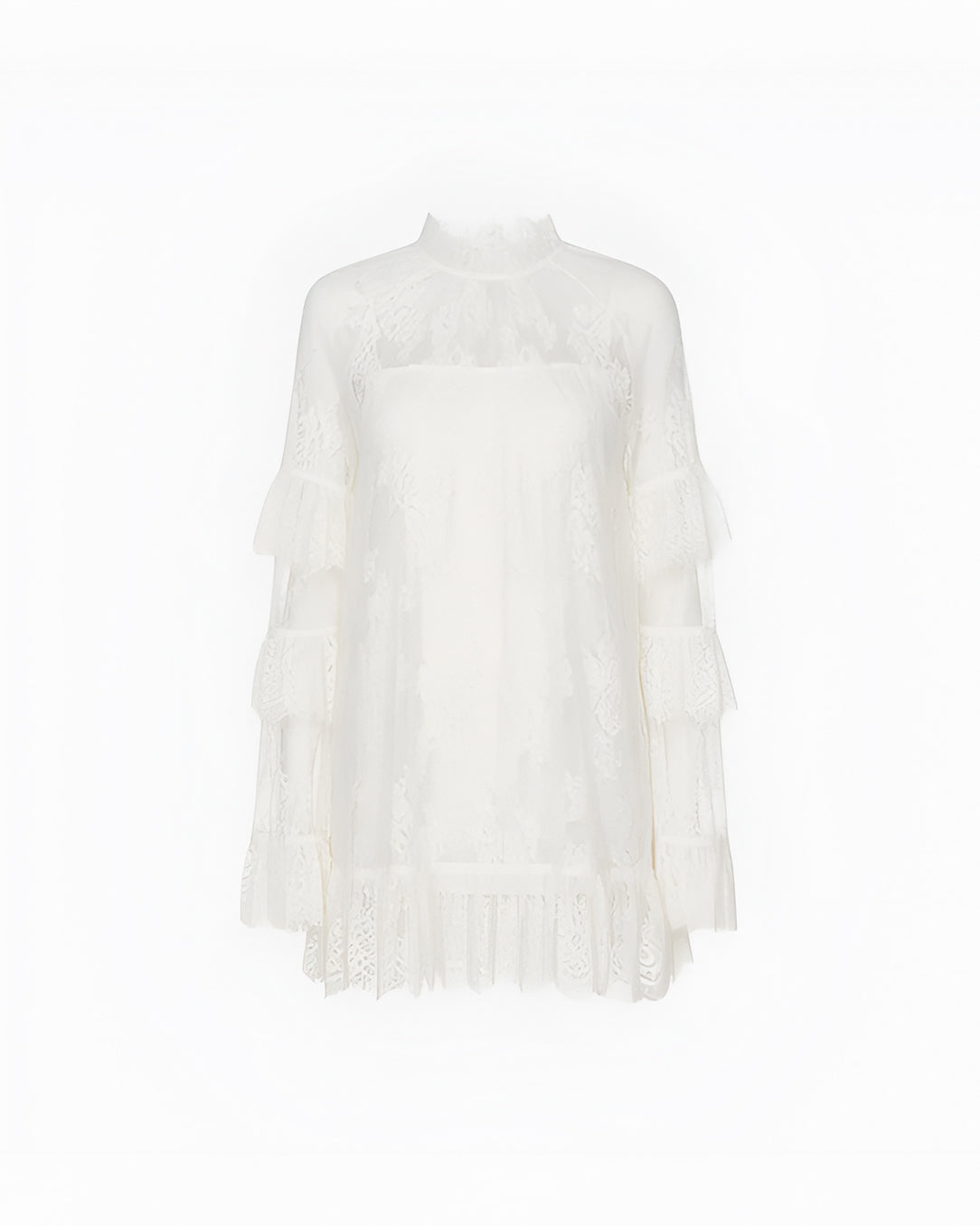 Mini Dress Renda Floral