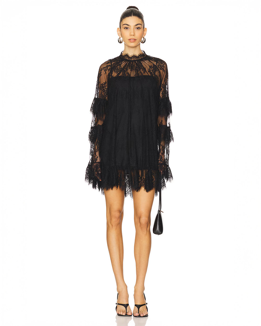 Mini Dress Renda Floral