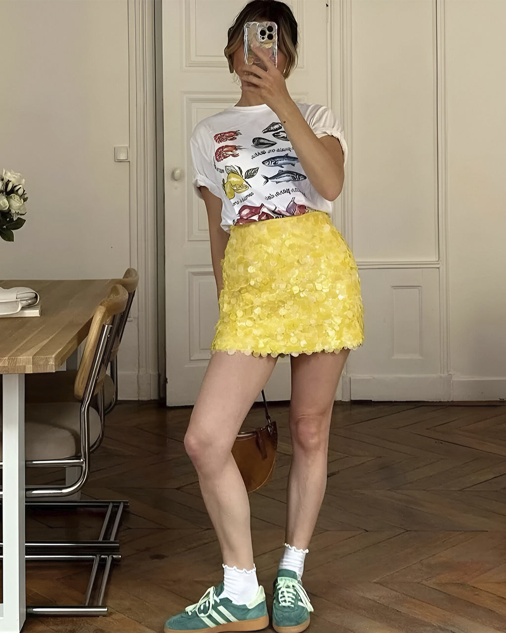 Saia Mini de Paetês