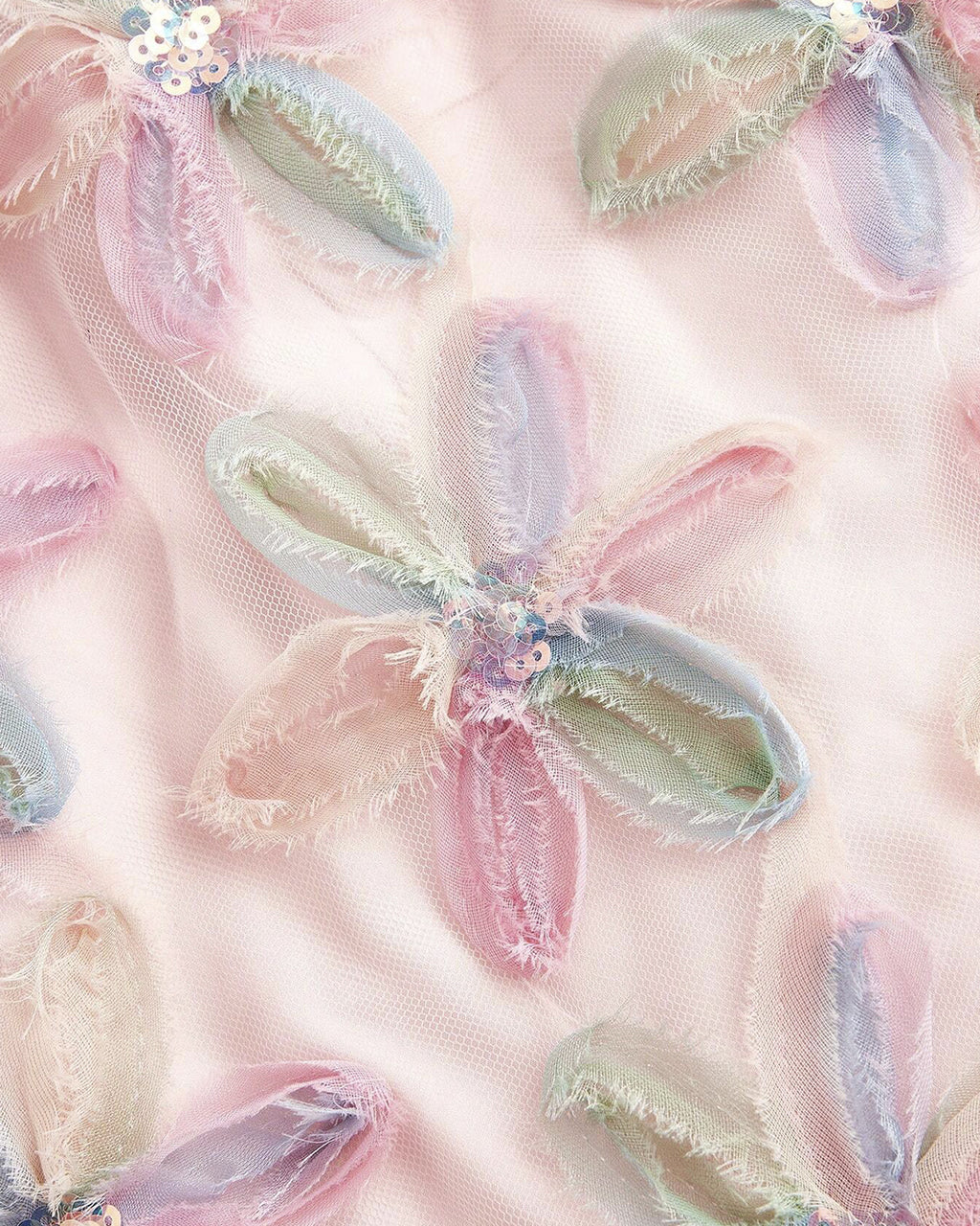 Mini Saia Floral em Tule