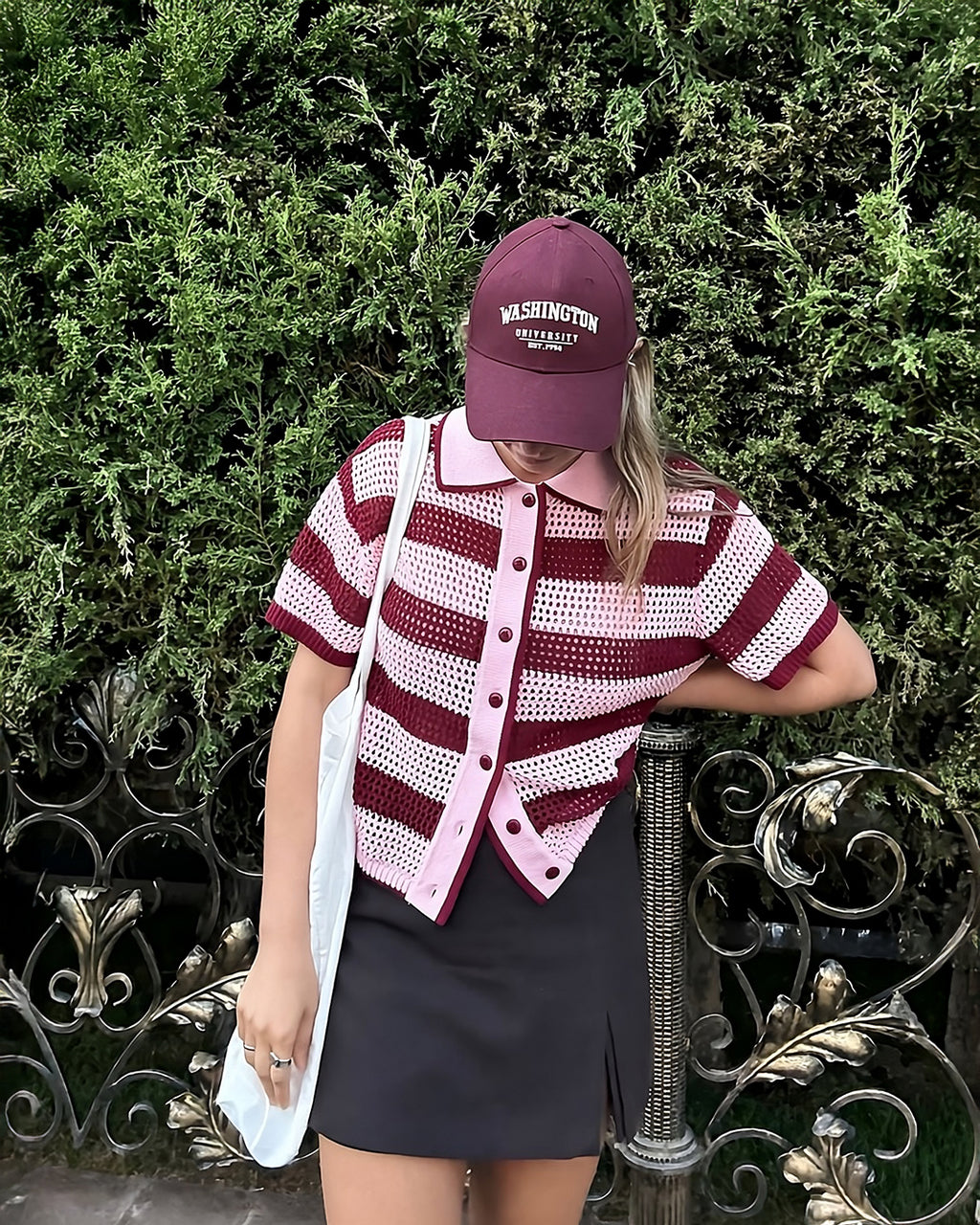 Conjunto Crochê Listrado