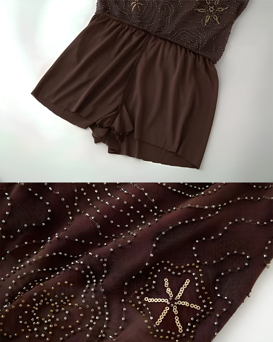 Calça Marrom Tule Glow
