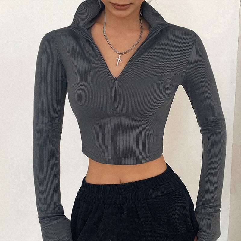Camiseta Manga Longa Nervurada - Y2K