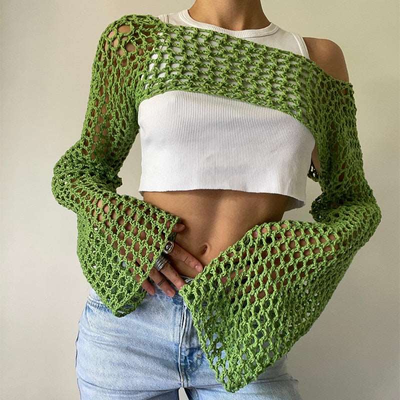 Bata Tricot CropTop - Y2k