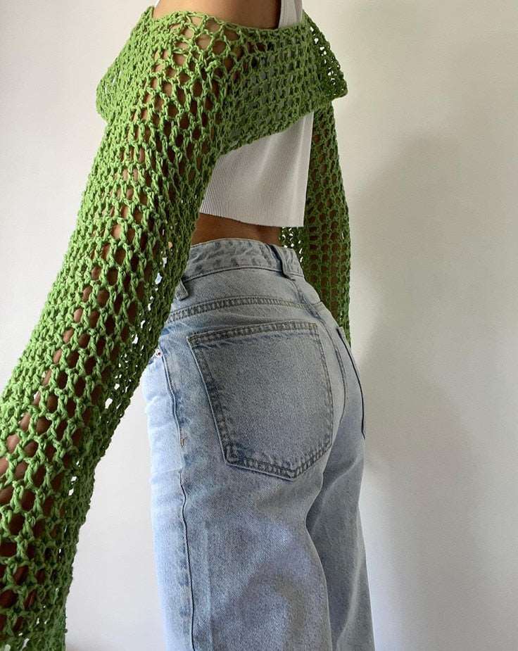 Bata Tricot CropTop - Y2k
