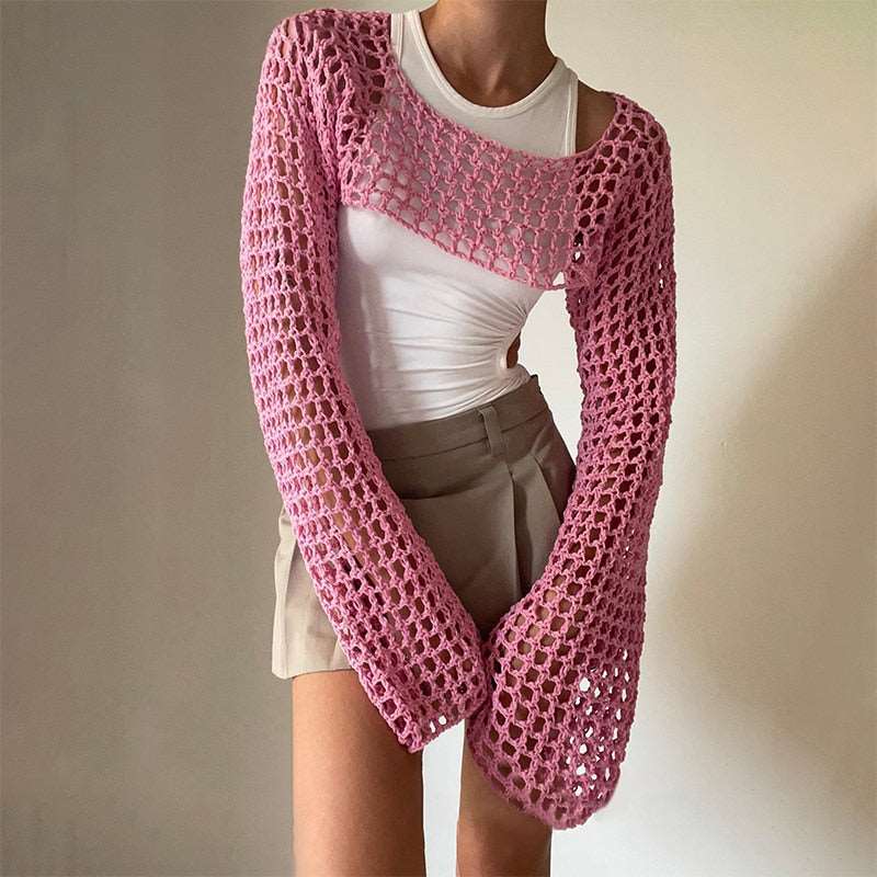 Bata Tricot CropTop - Y2k