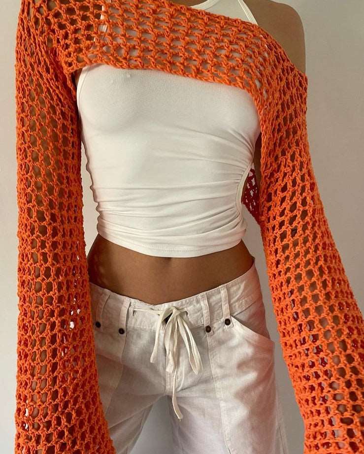 Bata Tricot CropTop - Y2k