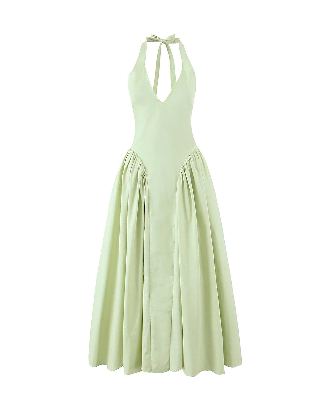 Vestido Midi Frente Única Drapeado