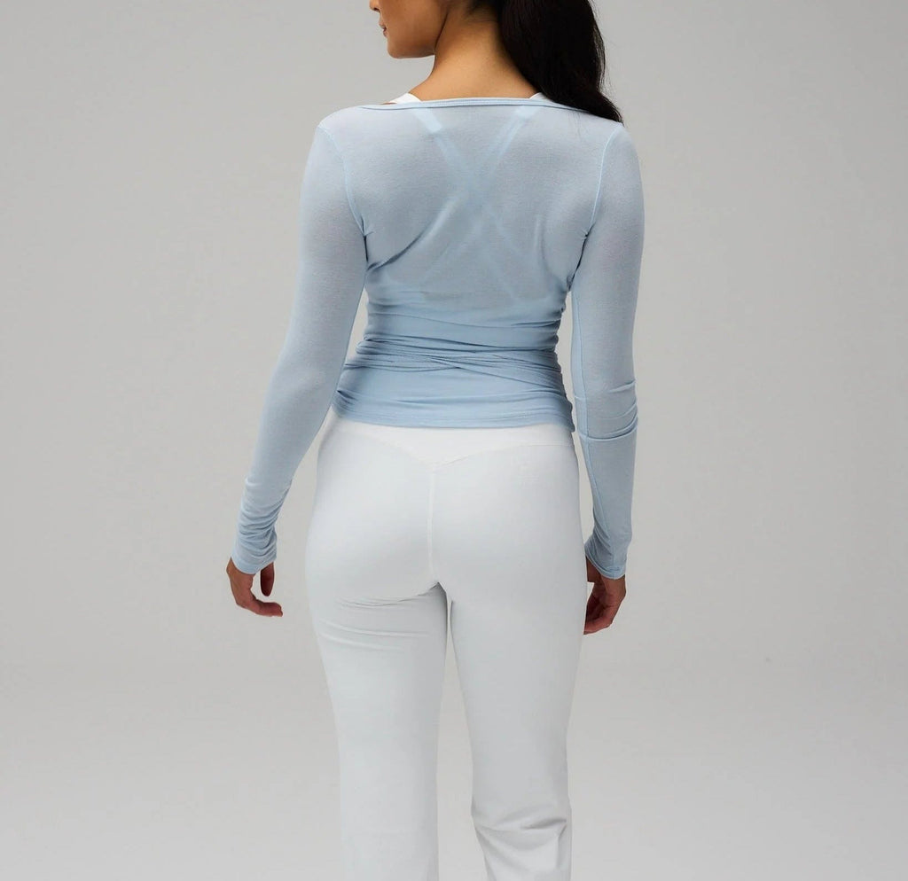 Blusa Transpassada com Amarração