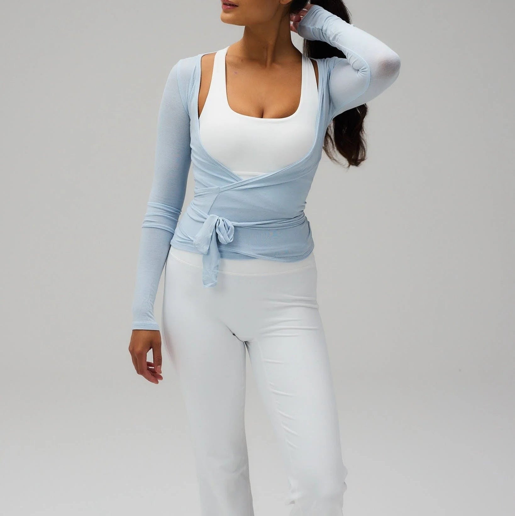 Blusa Transpassada com Amarração