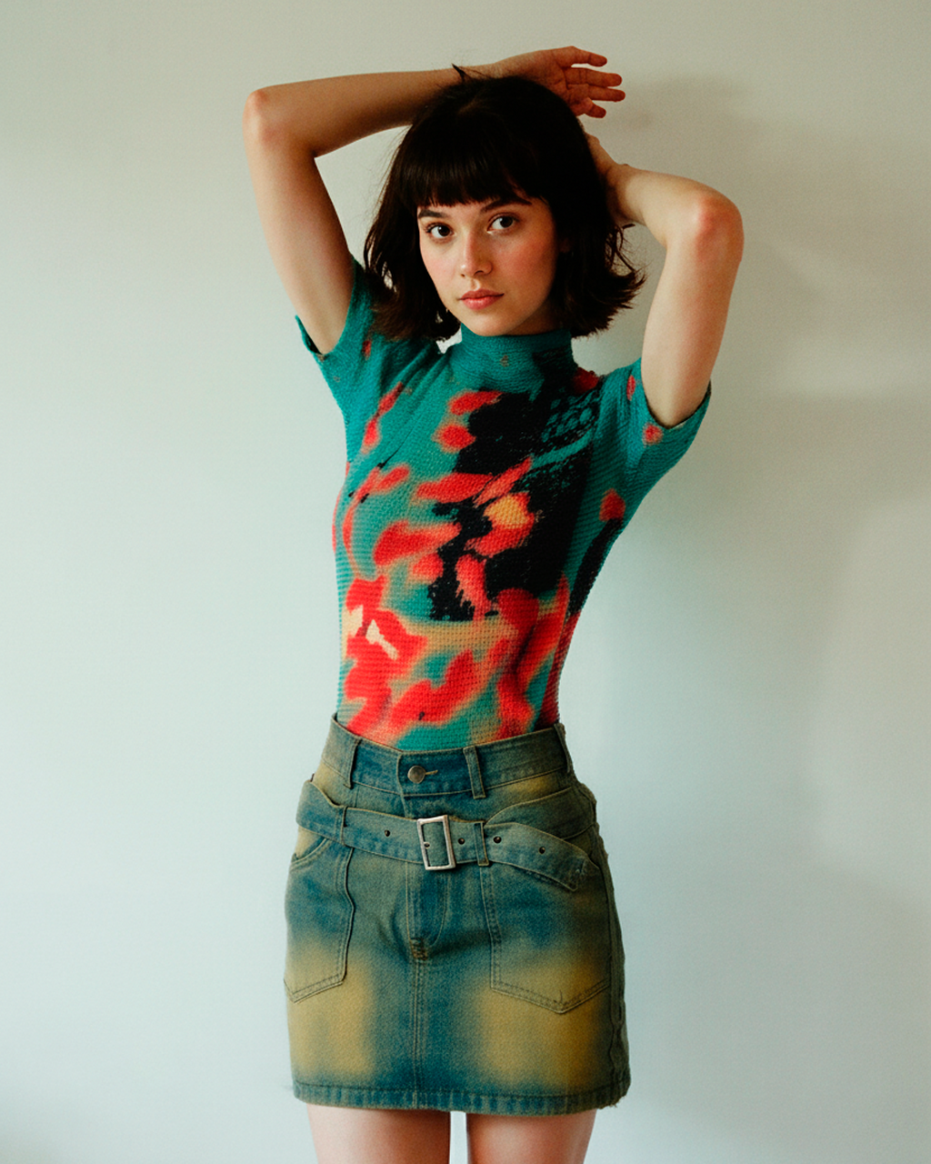 Baby Tee Texturizada Fish