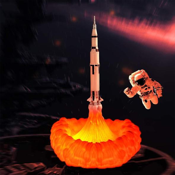 Luminária Foguete - Saturno V