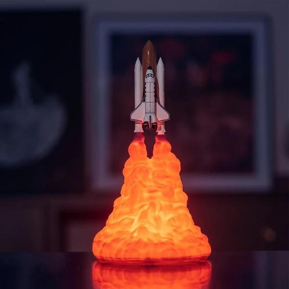 Luminária Foguete - Space Shuttle Straight